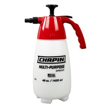 Chapin 1002 Handheld Pump Sprayer, 48oz, Multi Purpose, Lawn Red/white