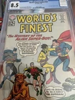 World's Finest 124 CGC 8.5 Superman Batman 1962 Rare high grade copy Joker
