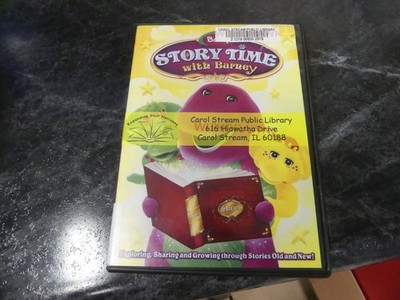 BARNEY: STORY TIME WITH BARNEY DVD EX RENTAL TESTED