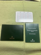 Vintage Rolex wallet /paper holder; translation Booklet ;2007-2008 calendar Set