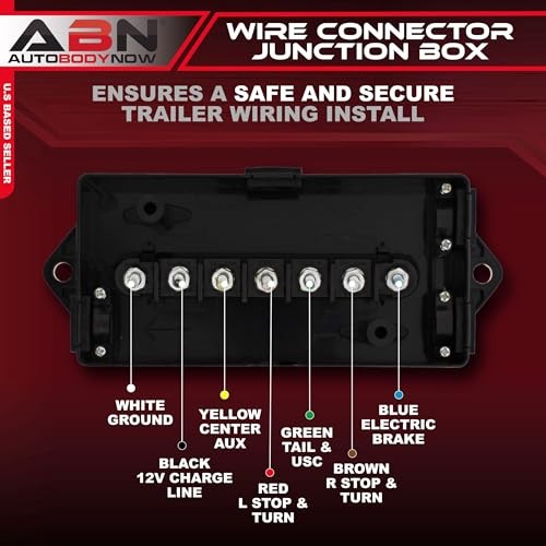  Electrical Wire Connector Junction Box 1-Pack Trailer, Camper, RV Light 7 
