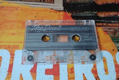 The Duel Test Drive II (Accolade 1988) Commodore C 64 (Tape only) works 8-bit