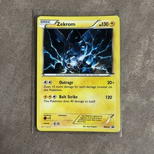 Pokémon Zekrom Basic Promo Black & White BW24 130 HP Outrage Bolt Strike on eBay