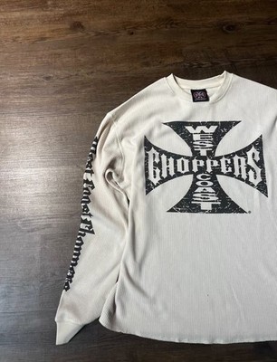 West Coast Choppers Vintage Thermal Long Sleeve White | SIZE M