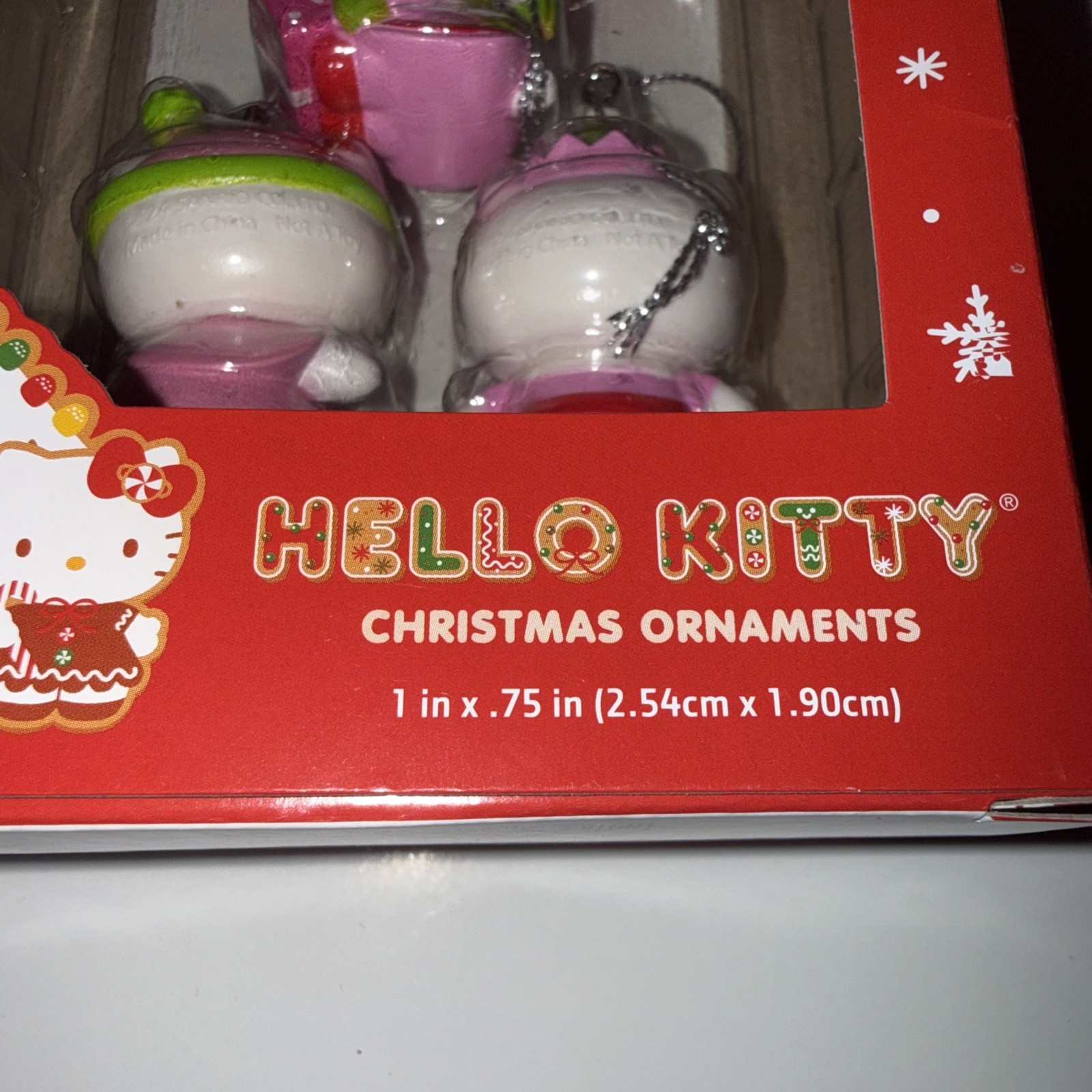 🔥 2 Hello Kitty 5 Piece Christmas Ornament Sets! Cute!!