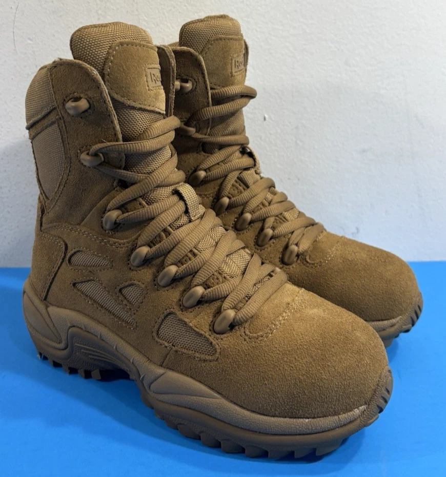 Reebok Rapid Response RB8850 Men\'s 9 M Composite Toe Side Zip Work Boots Coyote Men main image 2