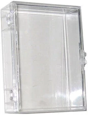 Case of (100) ~ 50 Count Card Hinged Clear Plastic Boxes Card Holders ULTRA PRO