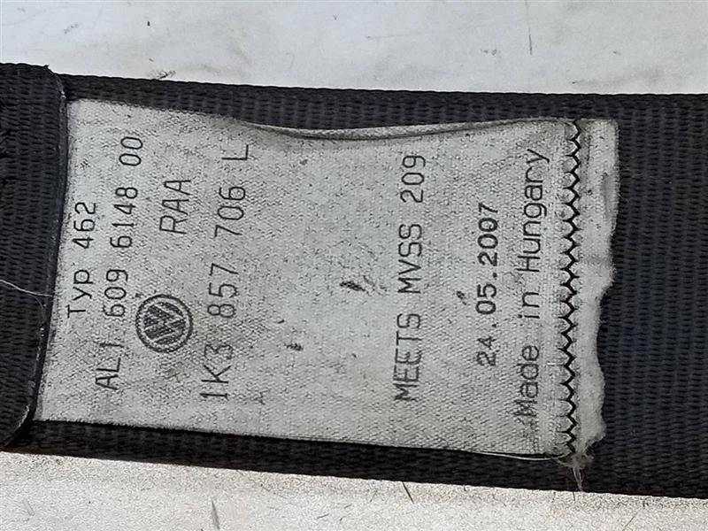 Used Front Right Seat Belt Front fits: 2008 Volkswagen Golf gti VIN K 8th digit Foto 4 de 4