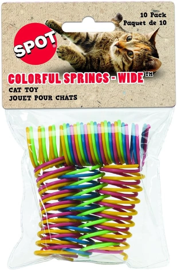SPOT Colorful Cat Spring Toys – 2" Bouncy Coils for Indoor Cats 2 inch, Multi - Image 4 of 4