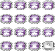 20Pcs Rhinestone Embellishments Sew on Rhinestones Button Flat Back Rhinestone B
