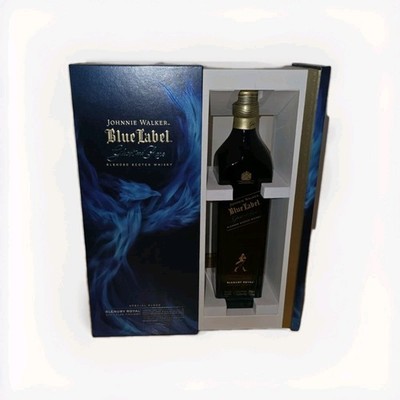 Johnnie Walker Blue Label Ghost and Rare Glenury Royal Scotch Whisky