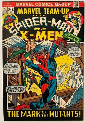 Marvel Team-Up 4 Marvel Comics 1972 7.0 Fine/Very Fine Spider-Man X-Men