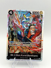 Bandai Mr.2.Bon.Kurei (Bentham) OP14-091 SR Foil Alt Art EN 5000 Power