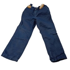 Old Navy Skinny Toddler Pants 3T Pull On Adjustable Waist Navy Blue Cotton
