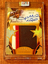 2023 Topps Five Star Juan Soto Gold Jumbo Prime 3 Color Patch Auto /10