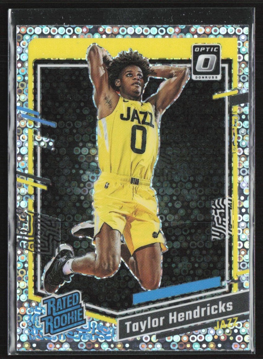 Taylor Hendricks 2023-24 Donruss Optic Fast Break RC #233 Utah Jazz
