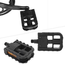 .Vintage Folding Mountain Bike Pedals Nylon Non-Slip Bicycle Foot Rest Cycling