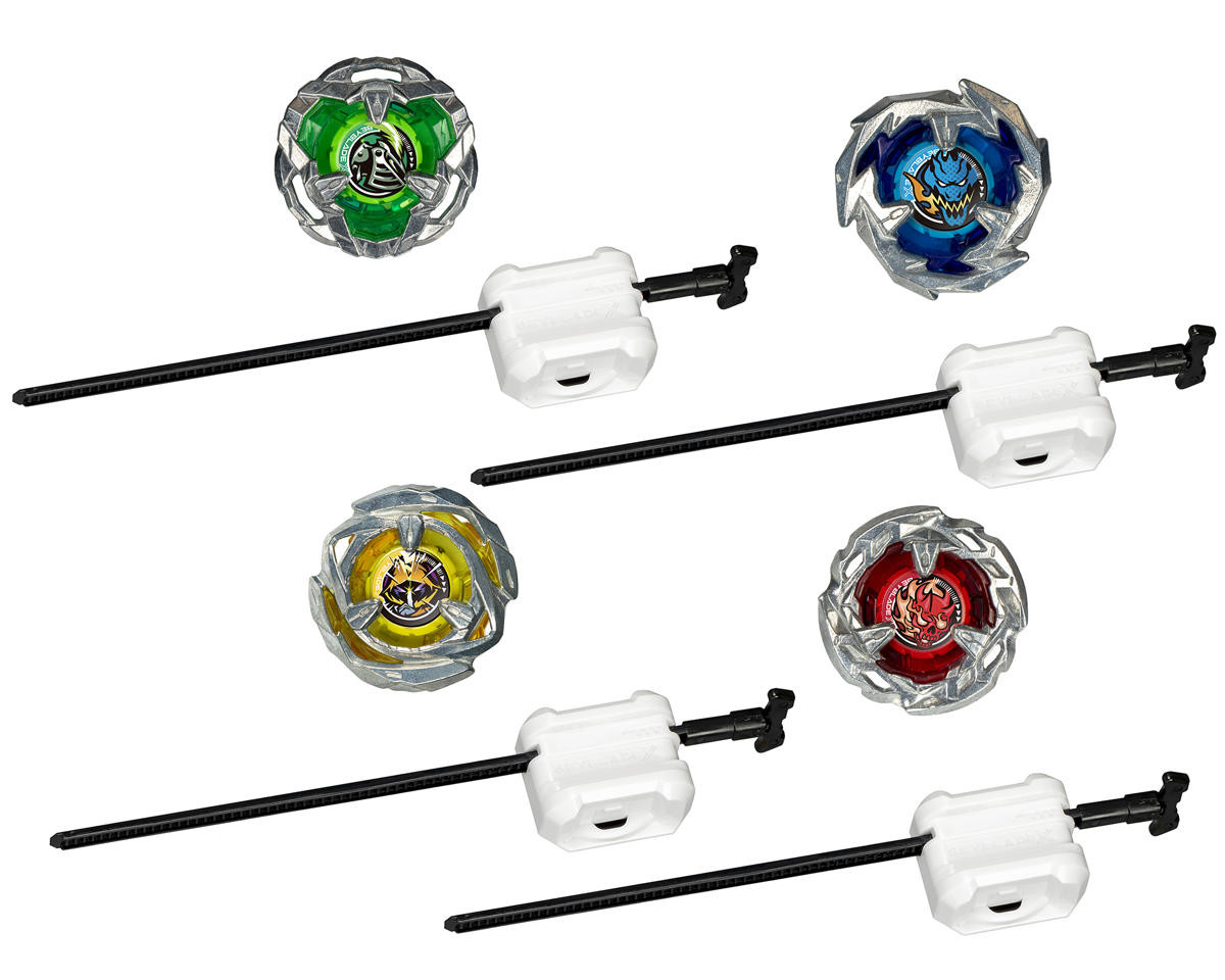Hasbro Beyblade X Starter Pack with 8 Launchers Assortment HSBG0175_BOX