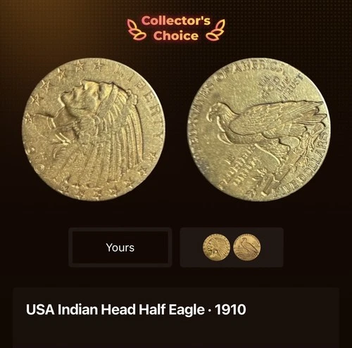 1910 $5 Indian Head Gold Coin – Beautiful Early U.S. Gold – Strong Details