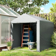 1.6x2.2m Garden Storage Shed Portable Tent Motorbike Tool Equipment Bike Shelter