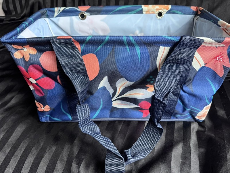 ORIGINAL Thirty One Medium Utility Tote NWT Midnight Floral