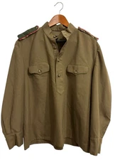 Vintage Soilder Heavyweight Canvas Uniform Top Size Large Made In USA