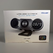 Cellart Wireless Charging Clock Speaker WD-100 RGB Magnetic Wireless Charge