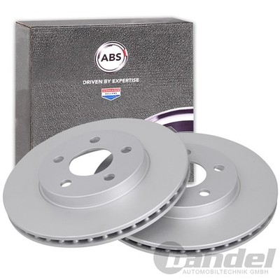 2x A.B.S. BREMSSCHEIBEN 257mm VORNE passend für CHRYSLER NEON DODGE NEON