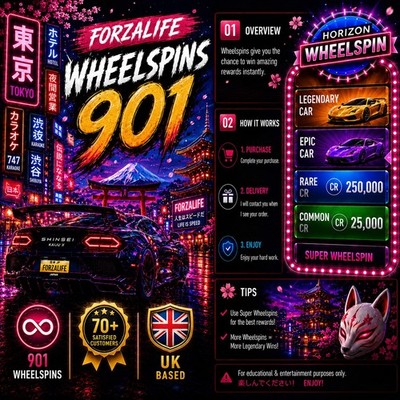 901 WHEELSPINS - SUPER | Forza Horizon 6 | XBOX | PC | CUSTOM MANUAL
