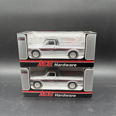#ad Spec Cast ACE Hardware White Pickup Truck Die Cast Collectable Lot of 2 NIB 1:25 $64.99