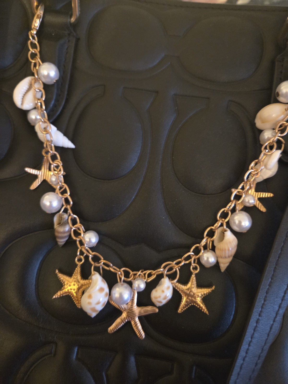 Seashell String BAG Charm - image 1