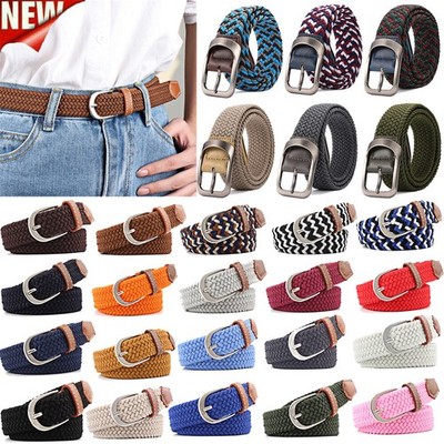 Stretchgürtel Flechtgürtel Herren Damen Gürtel elastisch Jeansgürtel Stoffgürtel