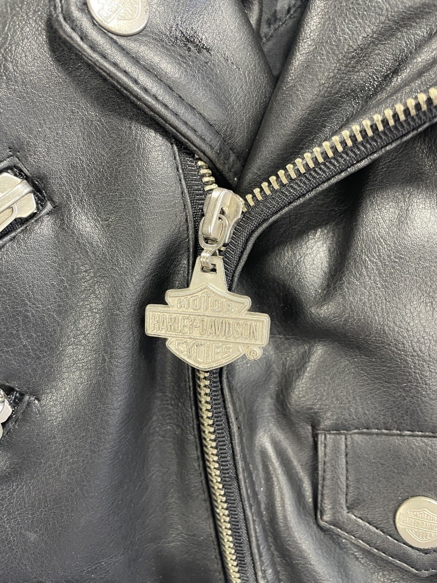 Harley Davidson Taz Looney TunesFaux Leather Black Motorcycle