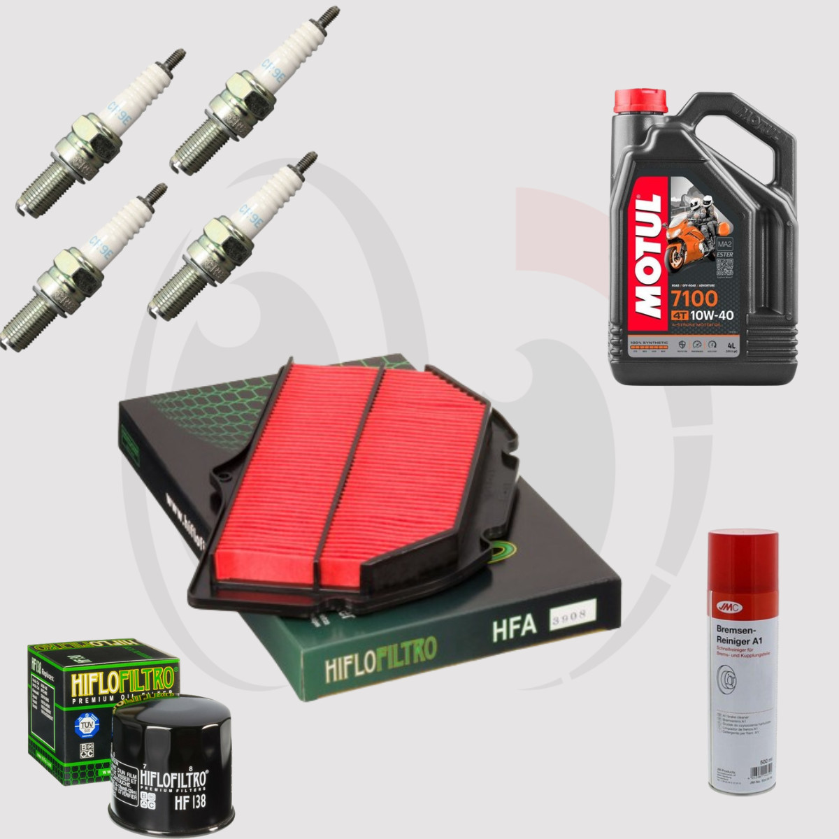 Entretien Suzuki GSX-R 1000 01-04 contre l'usure moteur Motul 7100 10w40