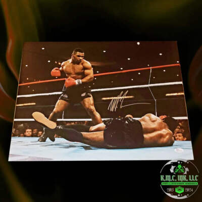 *IRON MIKE TYSON SIGNED AUTOGRAPHED BADDEST MAN KNOCKOUT 16X20 POSTER W/JSA CERT