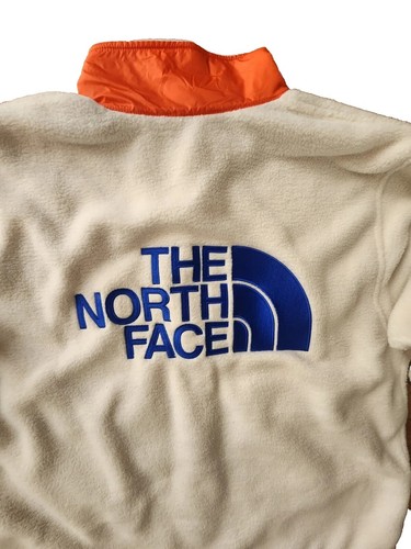 *NWT* The North Face COLOR BLOCK Full Zip Soft Fleece Mens Jacket RARE - White - Picture 8 of 23