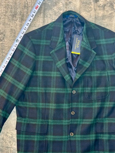 Polo Ralph Lauren Men's Modern Wool Plaid Twill Sport Coat - 46R - Picture 10 of 11