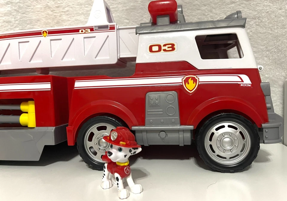 PAW Patrol Fire Truck Ultimate Rescue 24.5” Extendable 2ft Tall Ladder 03 Engine - Image 2 of 4