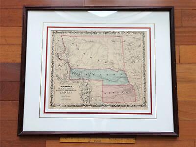 US CONFEDERATE STATES 1862 FL MAP Port Charlotte Orange Salerno St John St Lucie 