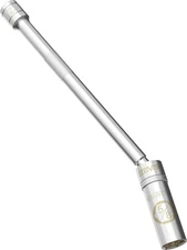 LEXIVON 5/8" Swivel Magnetic Spark Plug Socket, 3/8" Drive x 10" Total Length