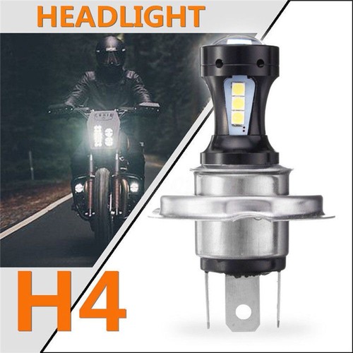 1PCS Motorcycle LED Light Bulb White 6500K H4-3030-18LED 18W Headlight Fog Light - Picture 3 of 8