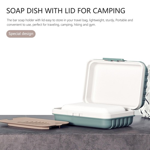 Travel Soap Container Portable Travel Soap Case Soap Dish With Lid For Camping O - Picture 6 of 6