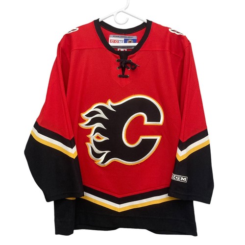 Maillot De Hockey Vintage CCM - Homme Taille Petit (S) - Noir - Logo Vierge - Années 90 (Canada)