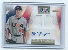2013 Panini USA*-Brandan Finnegan Rookie dual jersey autograph /35-Reds