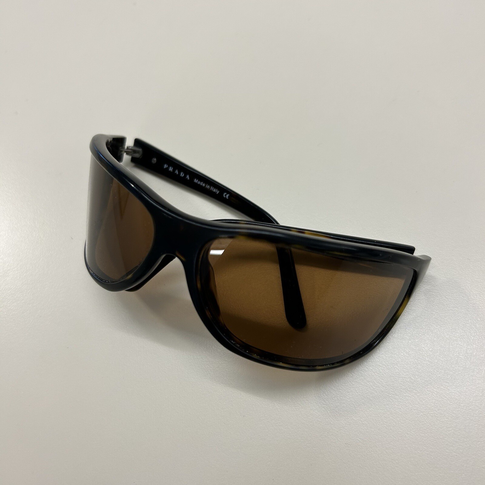 Prada Shield Sunglasses -Tortoise shell - image 8