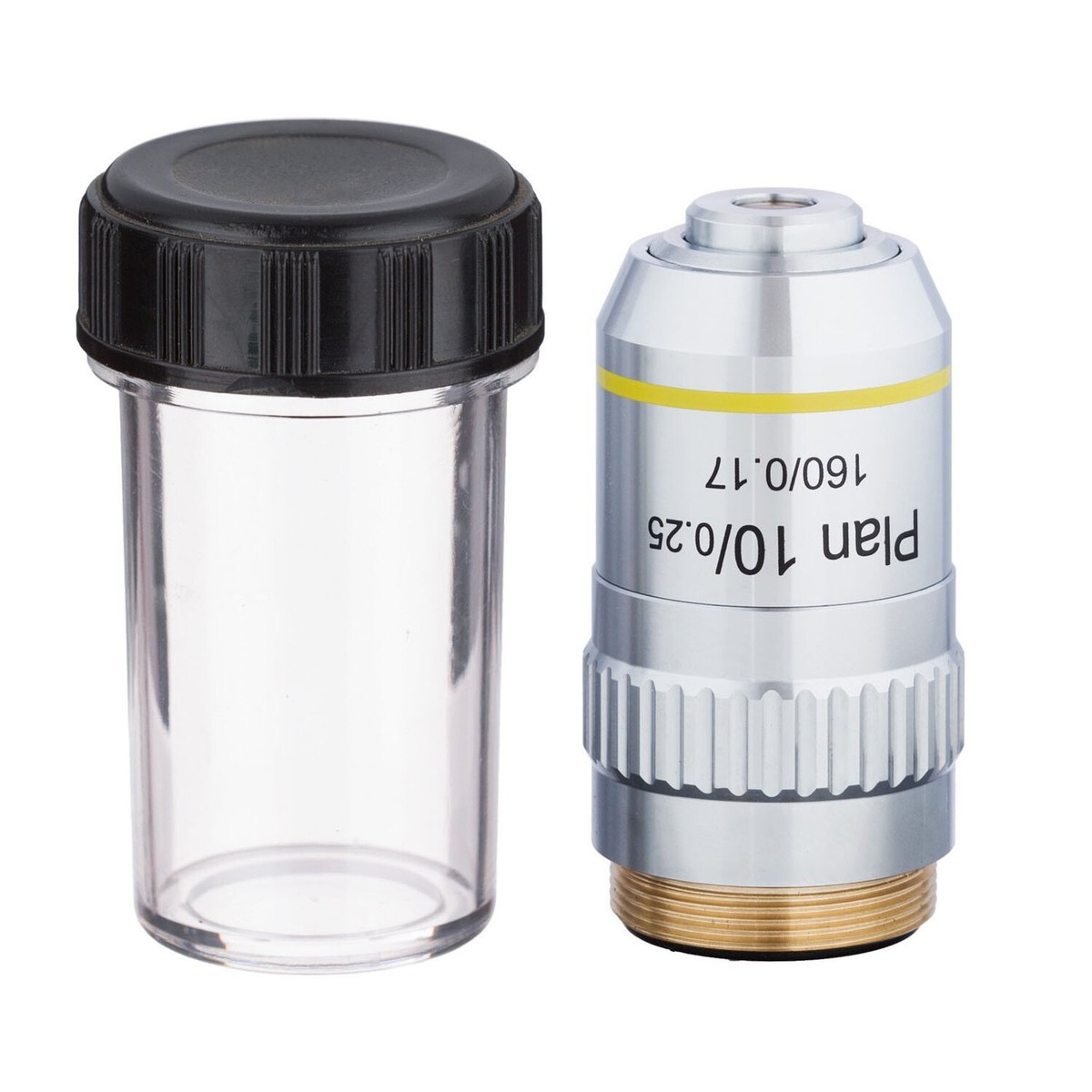 Mikroskop Zubehör 185mm 4X Achromatisches Mikroskop - Für Biologische & Metallurgische Mikroskope Objektiv 160/0.17
