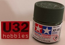 TAMIYA 81765 XF-65 Matte Military Gray Acrylic Paint For Modeling 10Ml