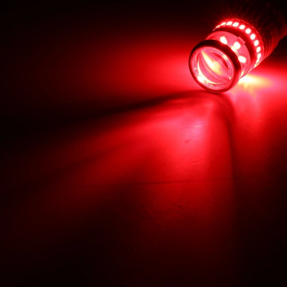 AUXBEAM 7443 7440 Rojo LED Freno Tail Stop Bombillas de Estacionamiento para Honda CR-V 2000-2016 Foto 2 de 4