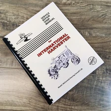 McCormick-Deering Farmall F-20 Tractor Service Manual Repair Shop Book Overhaul