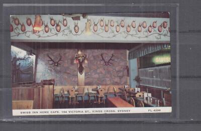 NEW SOUTH WALES, KINGS CROSS, SWISS INN HOME CAFE, c1960 ppc., unused.